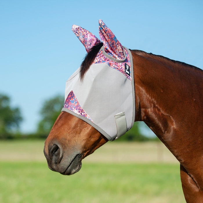 Crusader Fly Mask with Ears Color Splash
