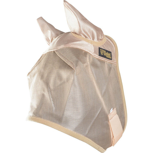 Economy Fly Mask with Ears, Grey, Warmblood Color Gold