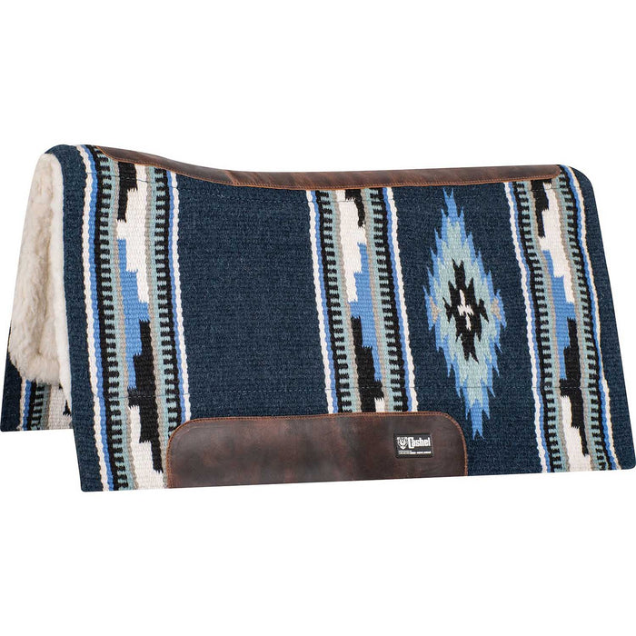 Cashel Performance Southwest Blanket Top Felt Saddle Pad Color Blue/Black