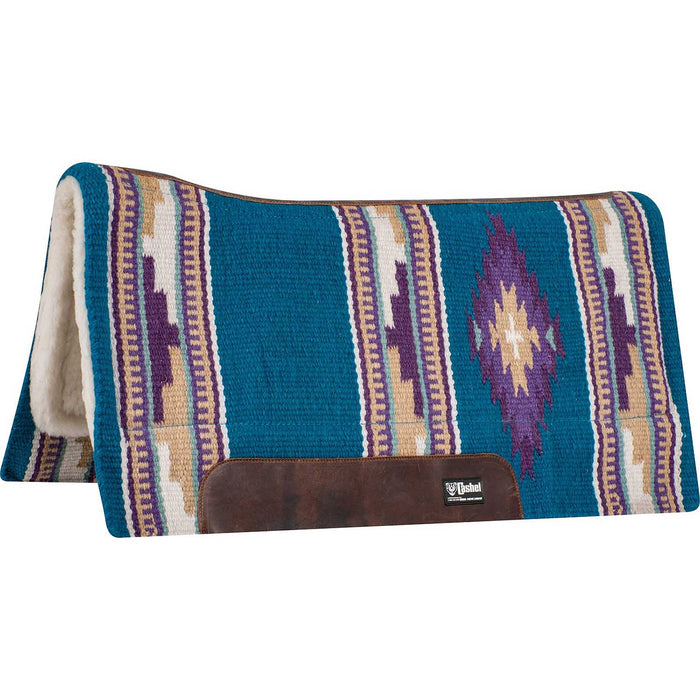 Cashel Performance Southwest Blanket Top Felt Saddle Pad Color Turquoise/Purple