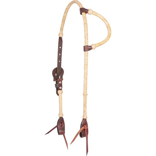 Cashel Rawhide Braided Slip Ear Headstall Color Brown
