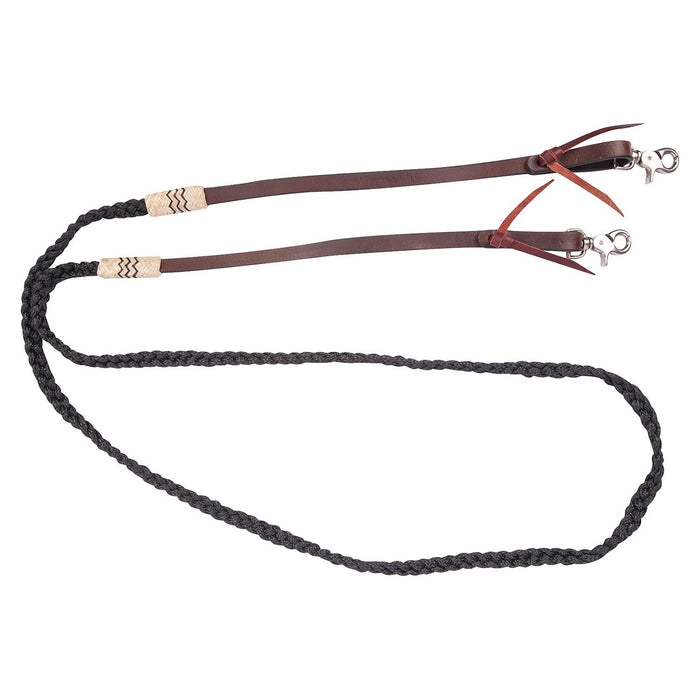 Cashel Flat Braid Rein Color Black