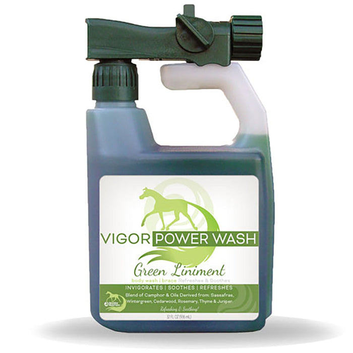 Healthy HairCares Vigor Liniment Power Wash for Horses Size 32 oz