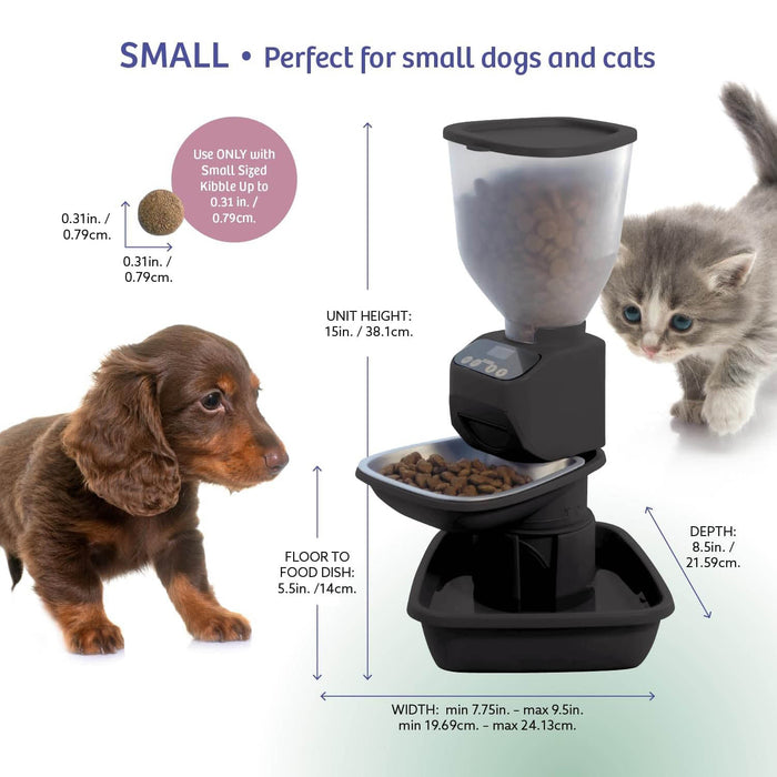 Feeding Friend Automatic Pet Feeder – Timed Portion Control Food & Water Dispenser for Cats and Dogs