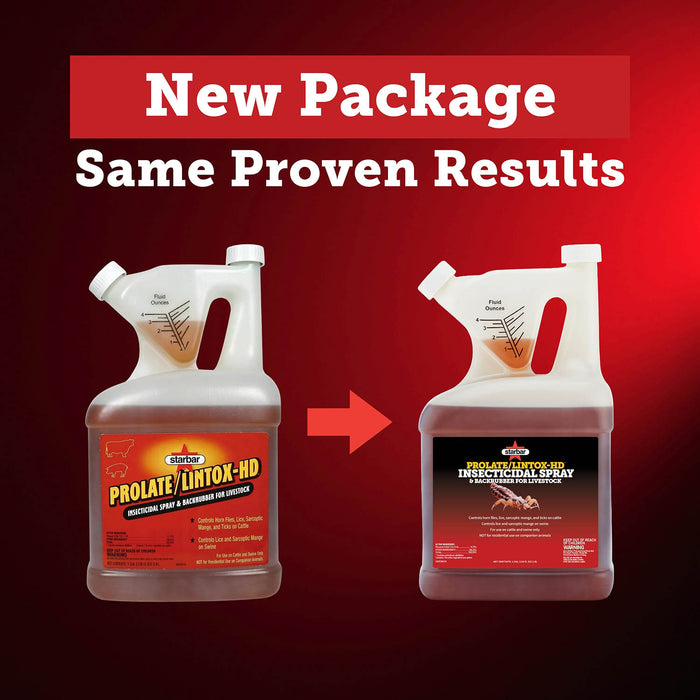 Prolate/Lintox-HD Insecticide Fly Spray & Backrubber for Livestock