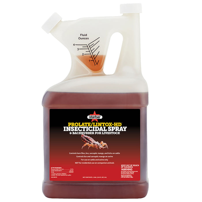 Prolate/Lintox-HD Insecticide Fly Spray & Backrubber for Livestock