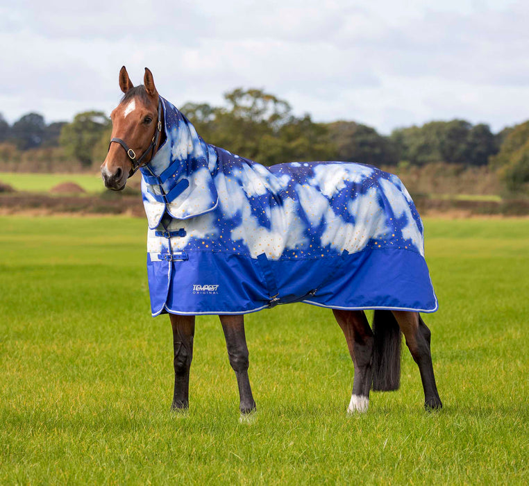 Tempest Original Midnight Sky Medium Weight Horse Turnout Blanket - 84 in  