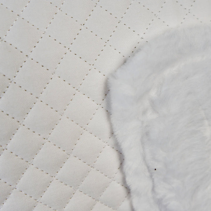 Arma SupaFleece Rimmed Shaped Saddle Pad Color White