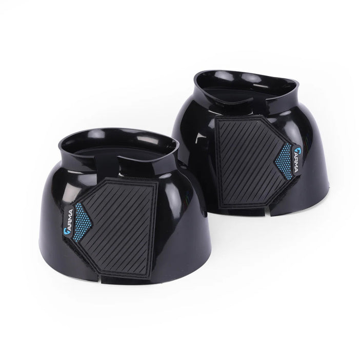 Arma Smooth Gloss Bell Boots Color Black