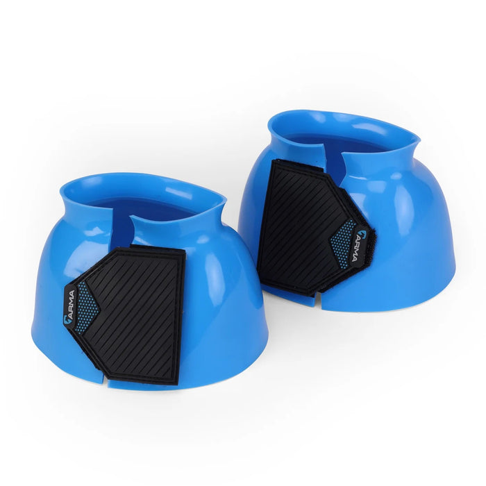 Arma Smooth Gloss Bell Boots Color Bright Blue