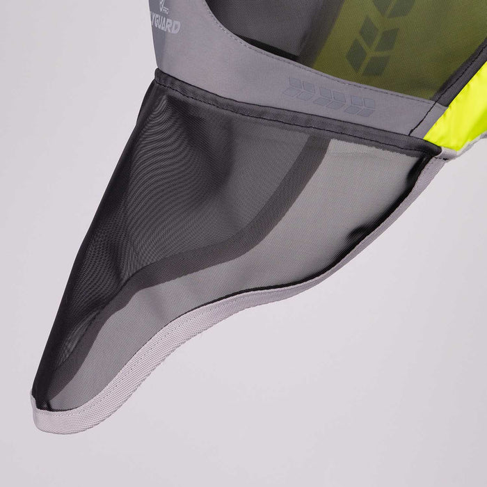 Flyguard Pro Hi-Viz Fine Mesh Fly Mask with Ears and Nose Color yellow