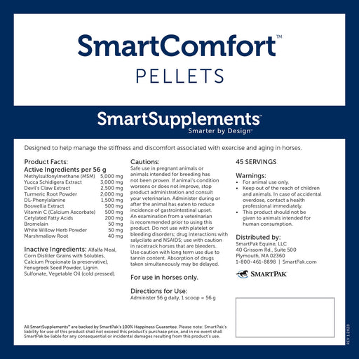 SmartEquine SmartComfort Pellets Size 5.6 LB