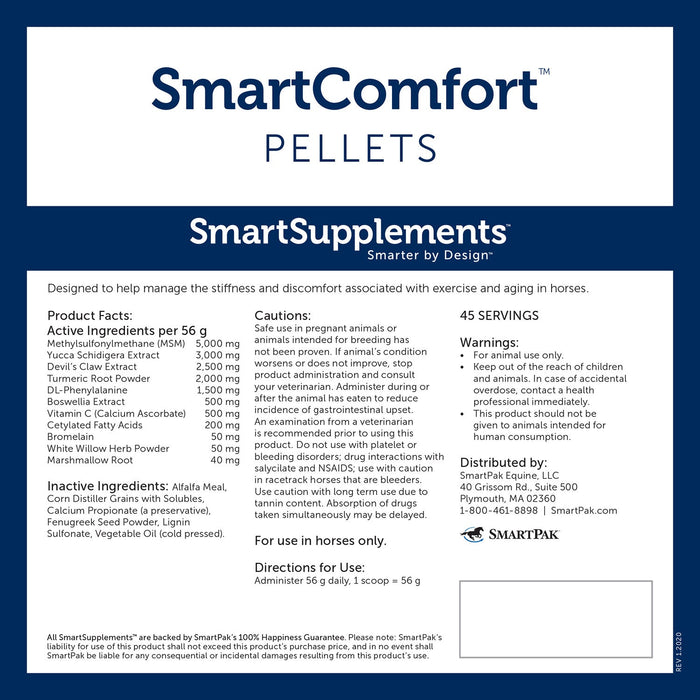 SmartEquine SmartComfort Pellets Size 5.6 LB