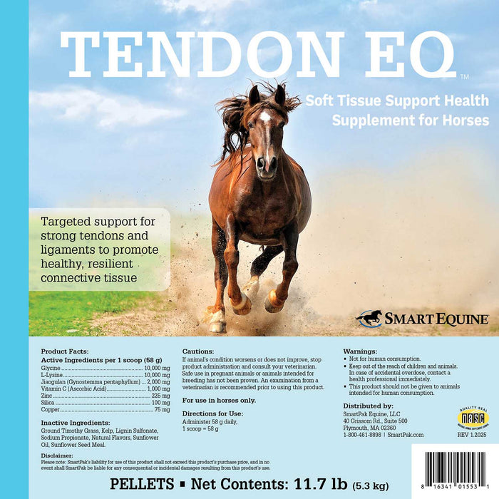 Tendon EQ, Soft Tissue Support Health Supplement for Horses, Pellets