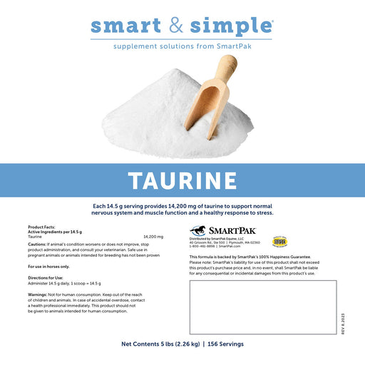 SmartEquine Smart & Simple Taruine Powder Size 5 LB