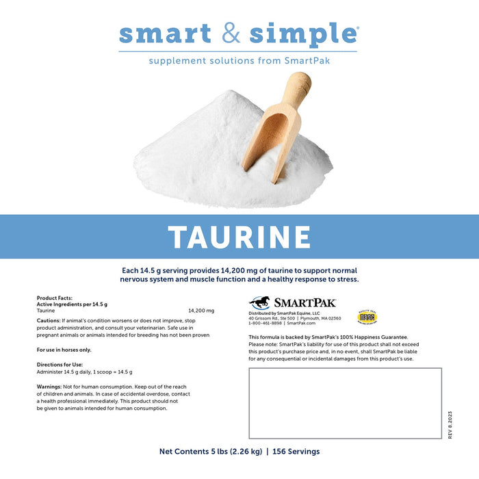 SmartEquine Smart & Simple Taruine Powder Size 5 LB