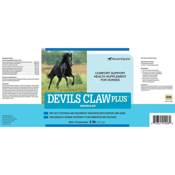 Devil's Claw Plus, Comfort Support Health Supplement for Horses, Granular