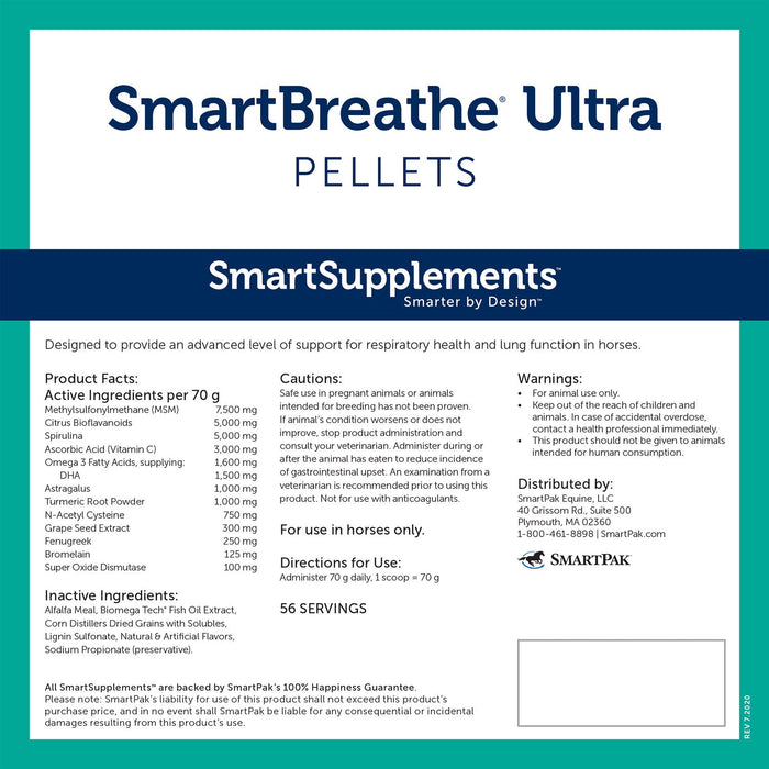 SmartEquine SmartBreathe Ultra Pellets Size 8.8 LB
