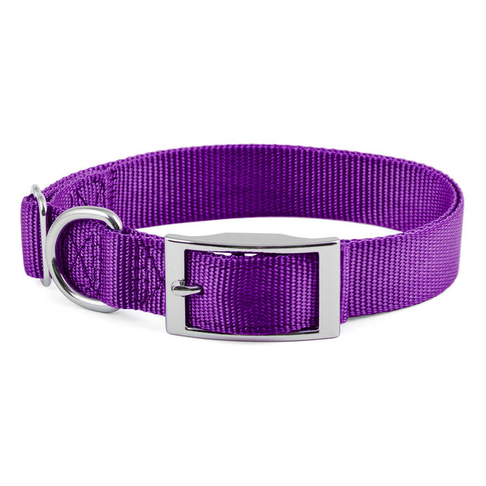 Jeffers Adjustable Nylon Dog Collar, 1"W x 14"-24"L