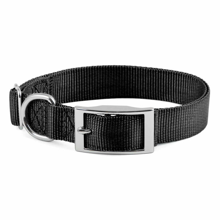 Jeffers Adjustable Nylon Dog Collar, 1"W x 14"-24"L