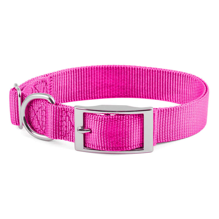 Jeffers Adjustable Nylon Dog Collar, 1"W x 14"-24"L