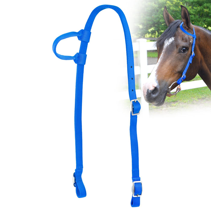 Jeffers Nylon One-Ear Western Horse Headstall