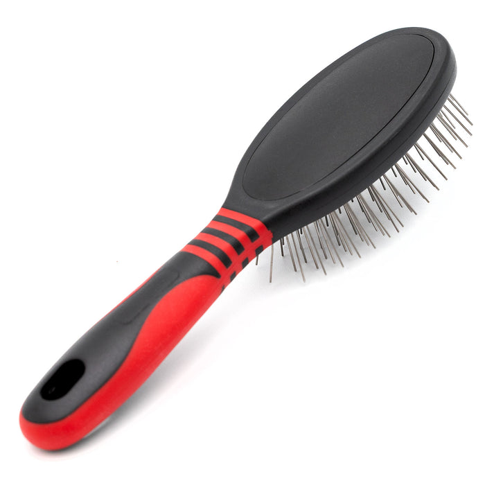 Jeffers Pin Brush for Pet Grooming, Medium