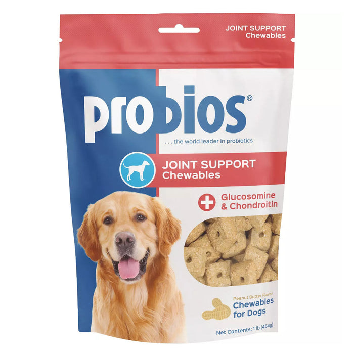 Probios Chewables Joint Support  1 lb Peanut Butter flavor Color Light brown