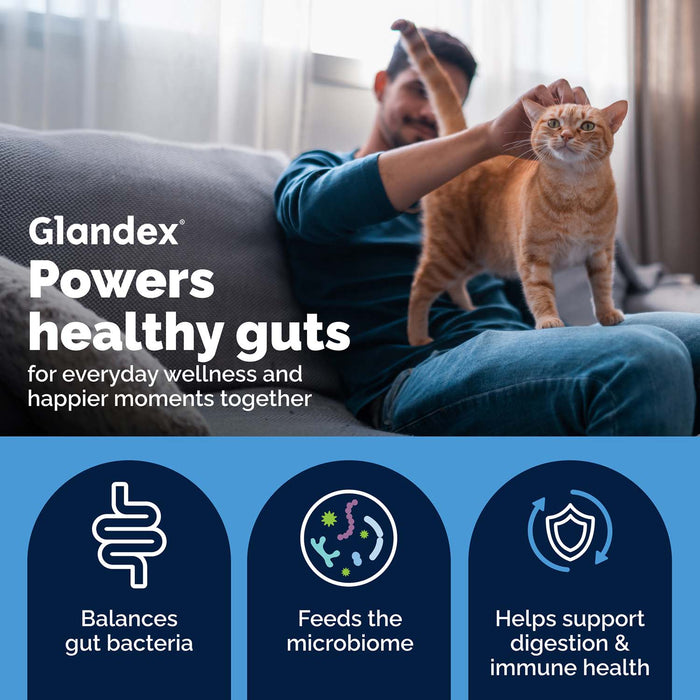 Glandex Daily Prebiotic & Probiotic Powder for Cats, Tuna Flavor, 4.0 oz