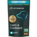 VetriScience Composure Calm & Confident Clinically Tested Peanut Butter Flavored Chews, Calming & Anxiety Supplement for Dogs, 120 count Flavor Peanut Butter