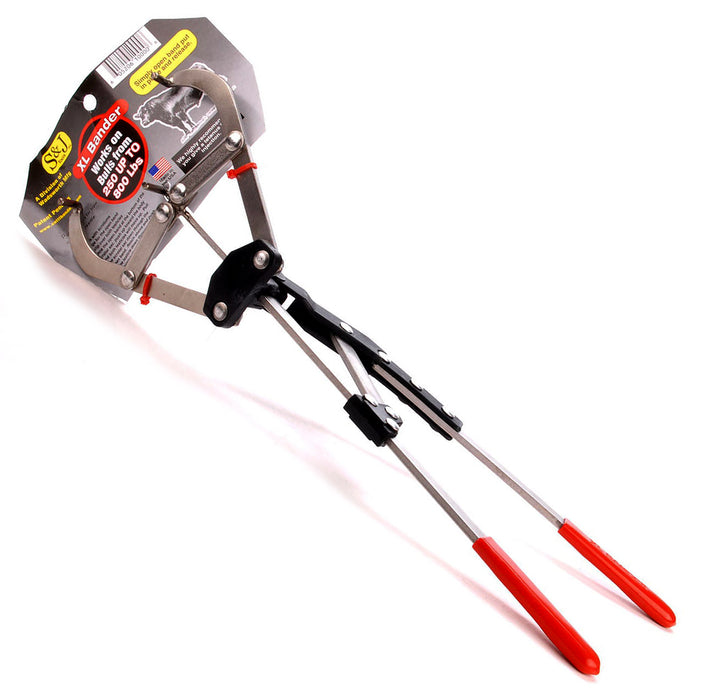XL Bander Castrator - Plier-Type Bloodless Castration Tool for Bulls, Heavy-Duty Latex Bands Sold Separately