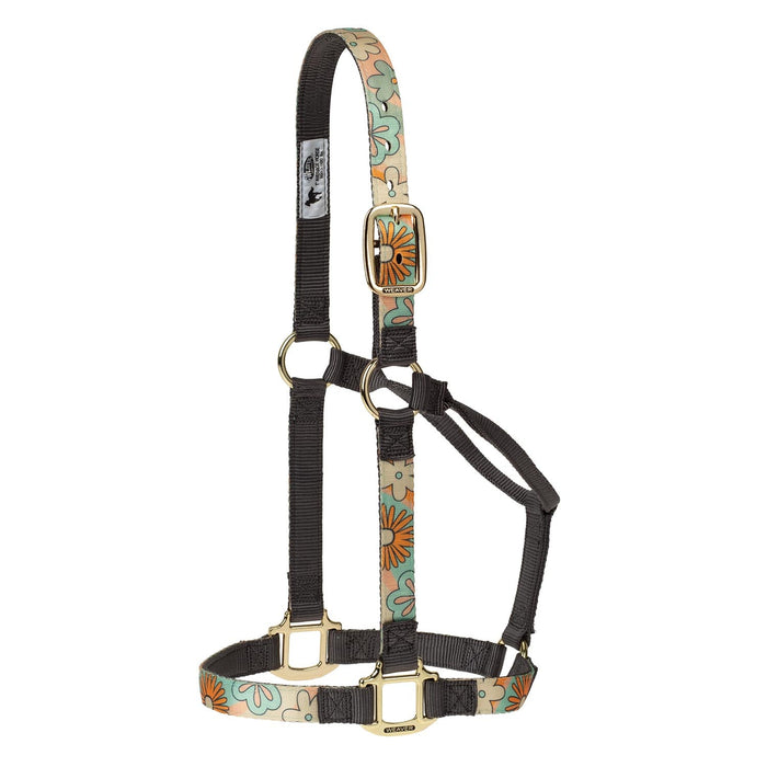 Weaver Patterned Nylon Overlay Halter for Horses