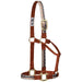 Weaver Patterned Nylon Overlay Halter for Horses - WLCJ6 - Trekking West, Multi/Cinnamon - Small - 6