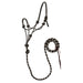 Weaver Poly Rope Halter w/Lead Color Black & Beige
