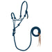Weaver Poly Rope Halter w/Lead Color Blue & Black