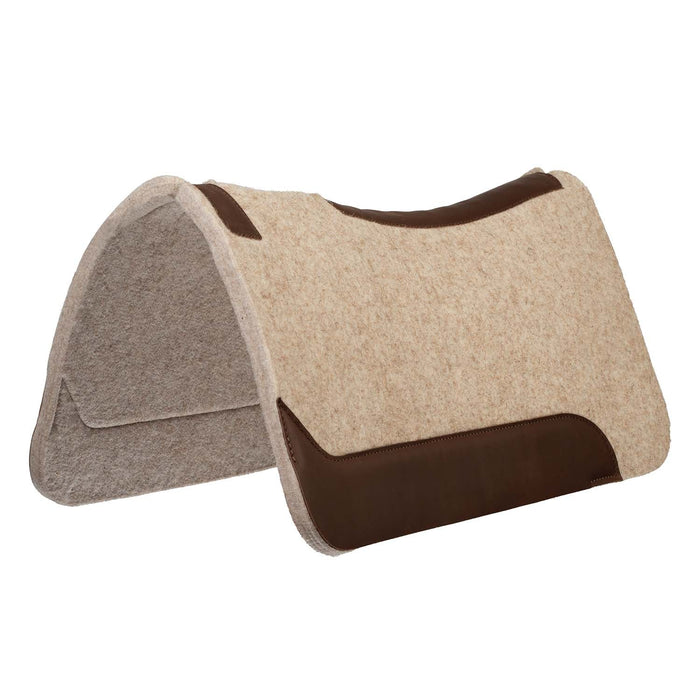 Weaver Wool Blend Saddle Pad, 31 x 32 x 3/4 Color Tan