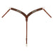 Weaver Beaded Contoured Breast Collar Color Brown