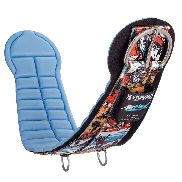 Weaver Airflec Roper Smart Cinch Color Bucking Bronc