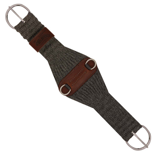 Weaver 100% Alpaca Roper Flat Cord Cinch Color Gray