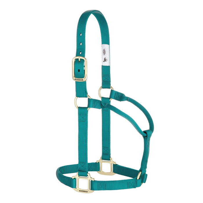 Weaver Original Nylon Horse Halter - WLC2K3 - Teal - Small - 14