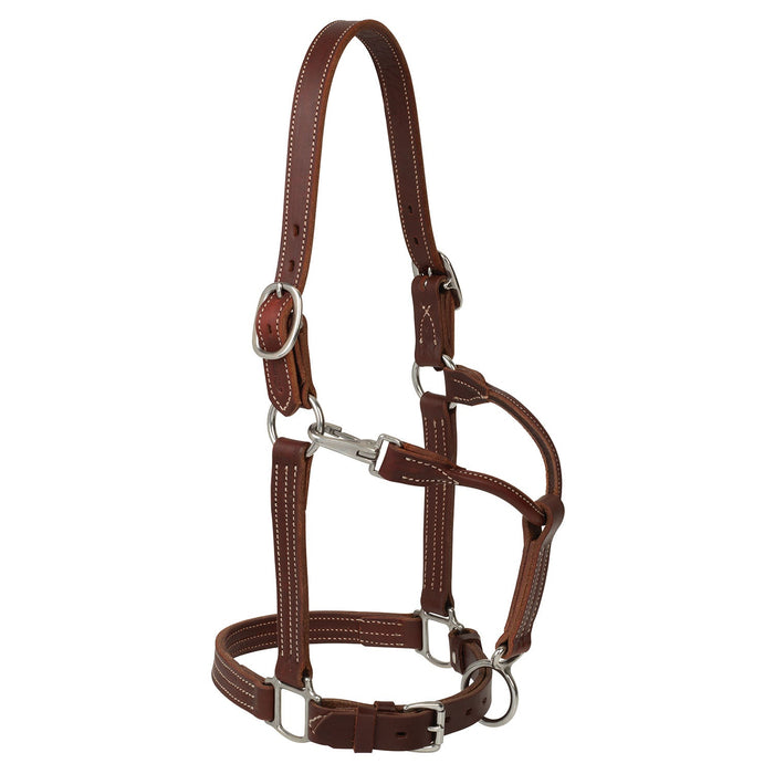 Weaver Ranch Horse Leather Halter Color brown
