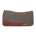 Weaver Synergy Contoured Steam Pressed 100% Merino Wool Felt Performance Saddle Pad Color Charcole