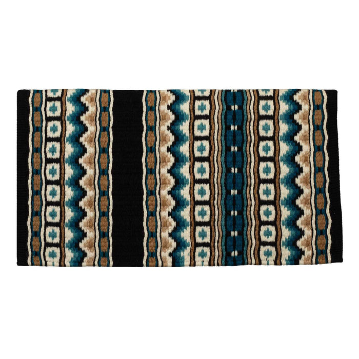 Weaver New Zealand  Wool Show Saddle Blanket Color Sand & Turquoise