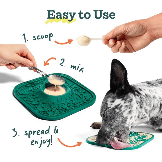 LickMix for Dogs – Bacon & Cheese or Calming LickMat Spread, Interactive Enrichment Treat