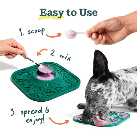 LickMix for Dogs – Bacon & Cheese or Calming LickMat Spread, Interactive Enrichment Treat