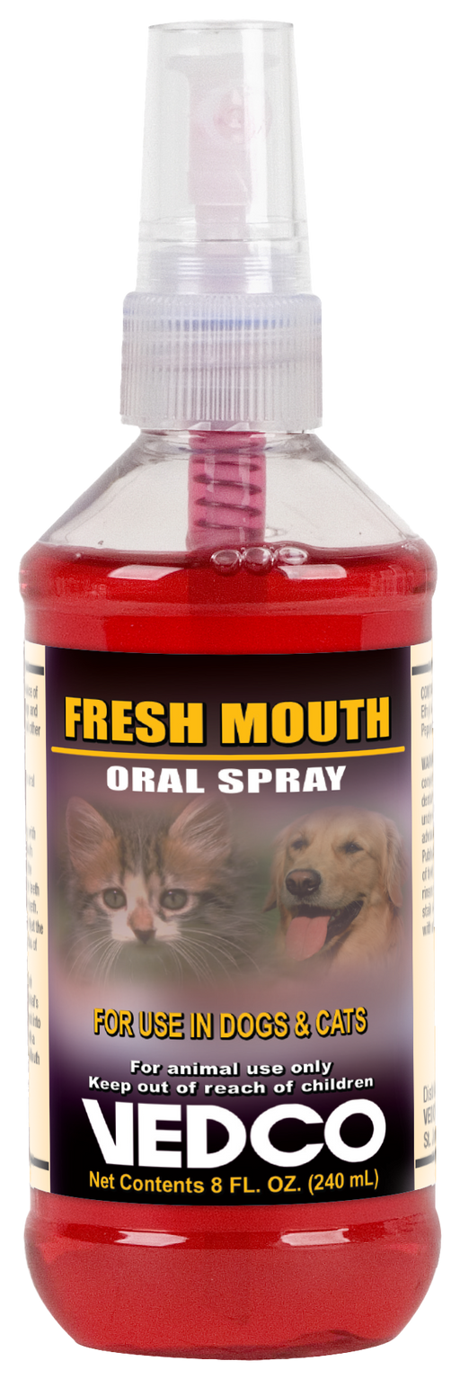 Fresh Mouth Oral Spray, 8oz Size 8oz