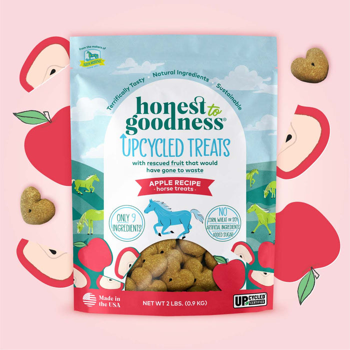 Honest To Goodness Upcycled Horse Treats – Apple Size 2 lb bag