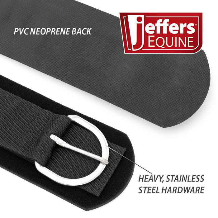 Jeffers Western Neoprene Straight Horse Cinch with Stainless Steel Hardware