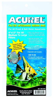 Acurel Carbon Filter Lifeguard Media Bags with Drawstring