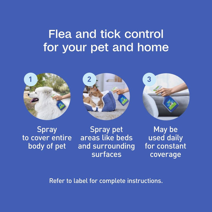 ADAMS Botanicals Flea & Tick Pet & Home Spray, 16 oz - FAAAX - 16 oz - 1 - 8